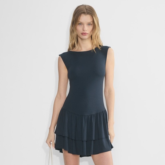 Aritzia Bloomsbury Dress in Navy - Picture 1 of 3